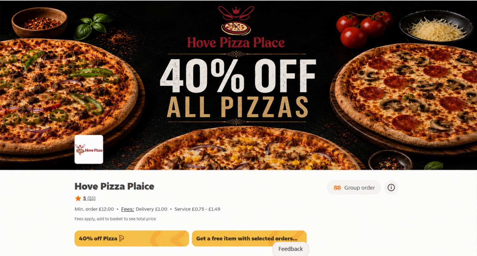 Hove Pizza Place